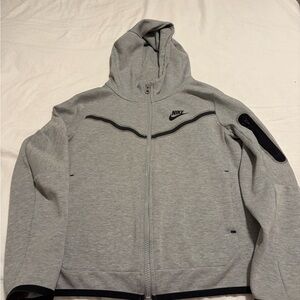 Nike Kids Gray and Black Hoodie